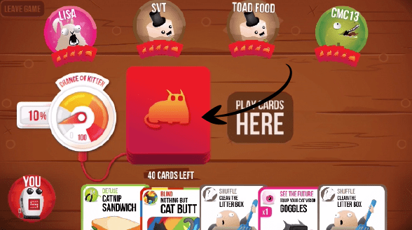 Exploding Kittens Mobile Game